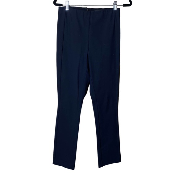Rag & Bone Navy Blue Slim Straight Dress Pants Trousers Back Zip 6 - Picture 1 of 6